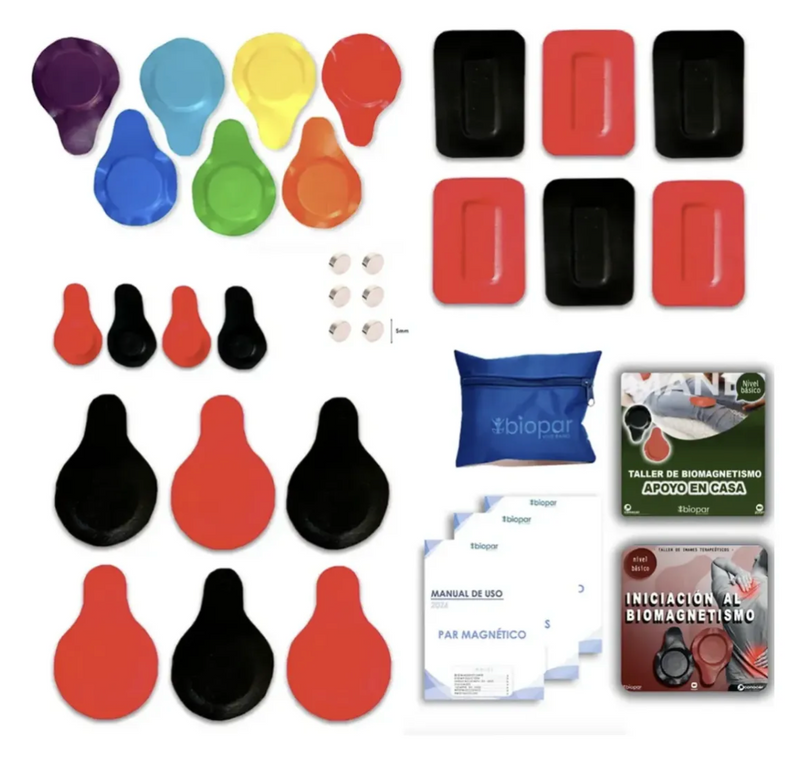 Kit 29 Imanes / 2 Cursos En Video / 5 Manuales/biomagnetismo