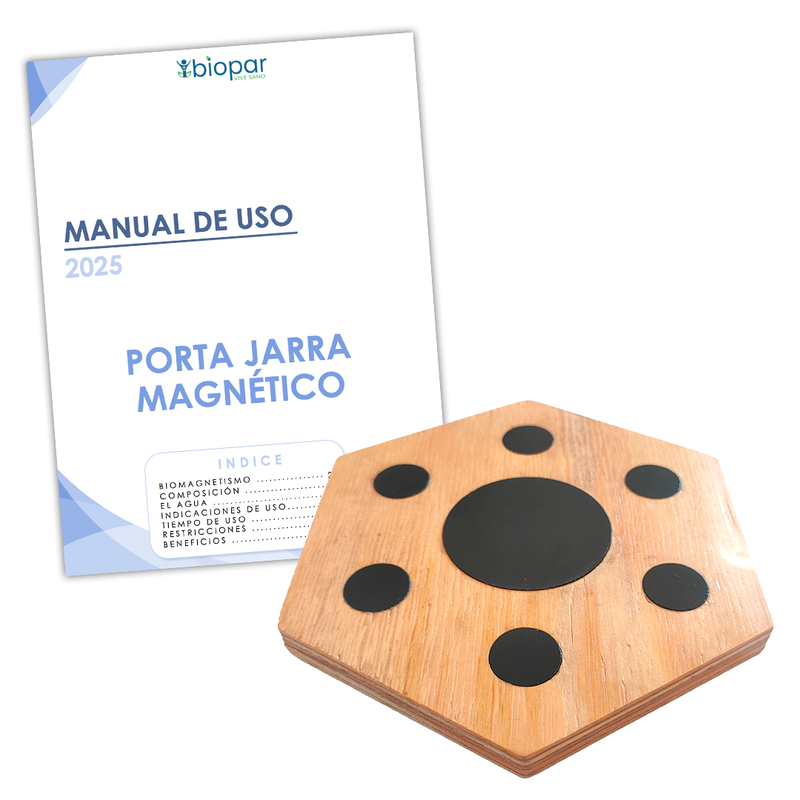 PORTA JARRA MAGNÉTICO PARA IONIZAR EL AGUA